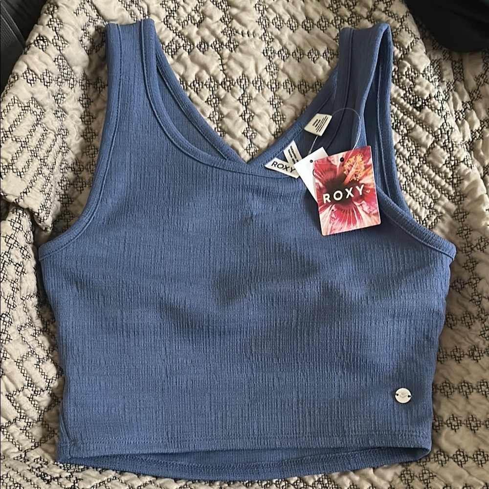 Roxy Women's Blue Crop Top